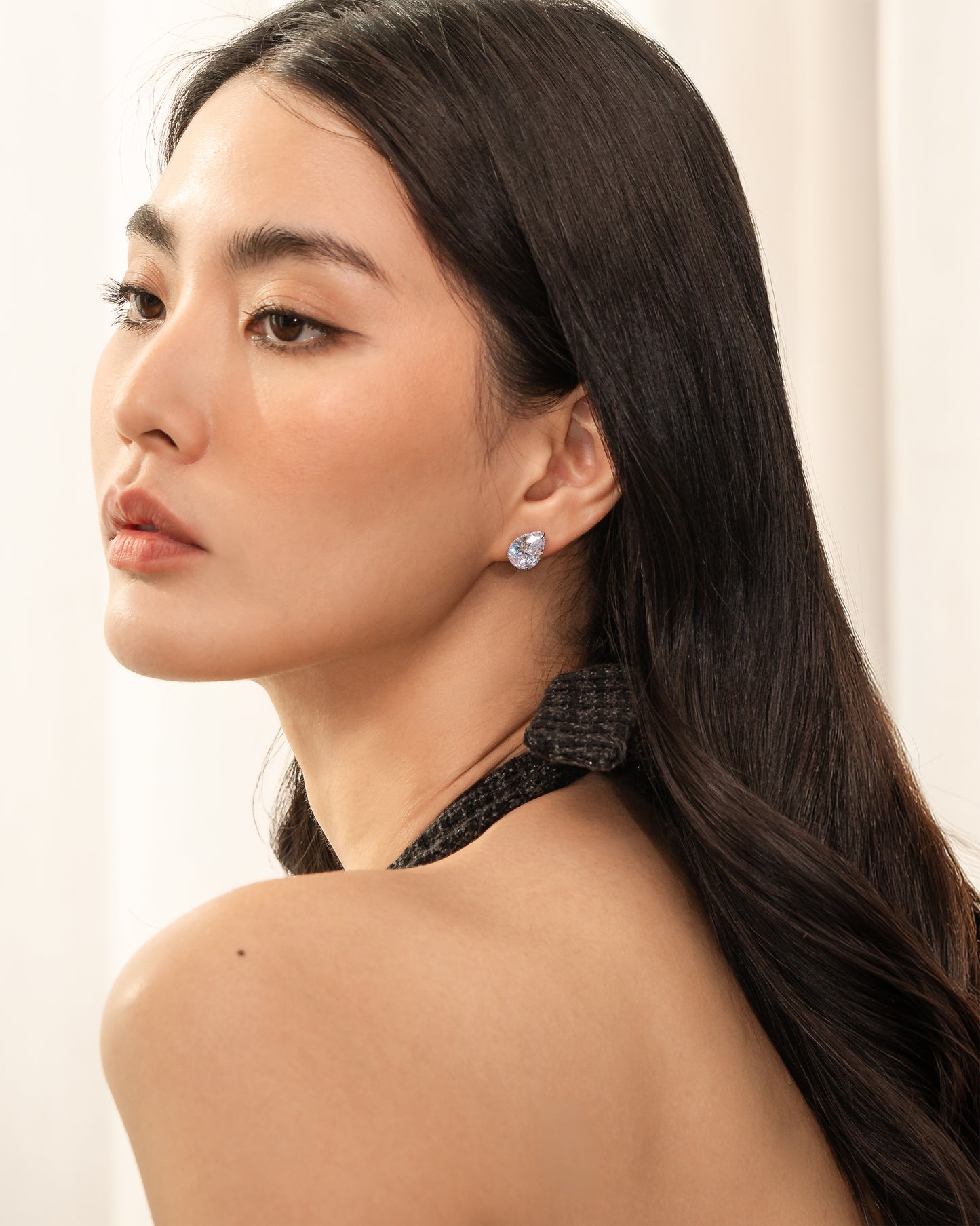 Glintz Eternal Pear Stud Earrings