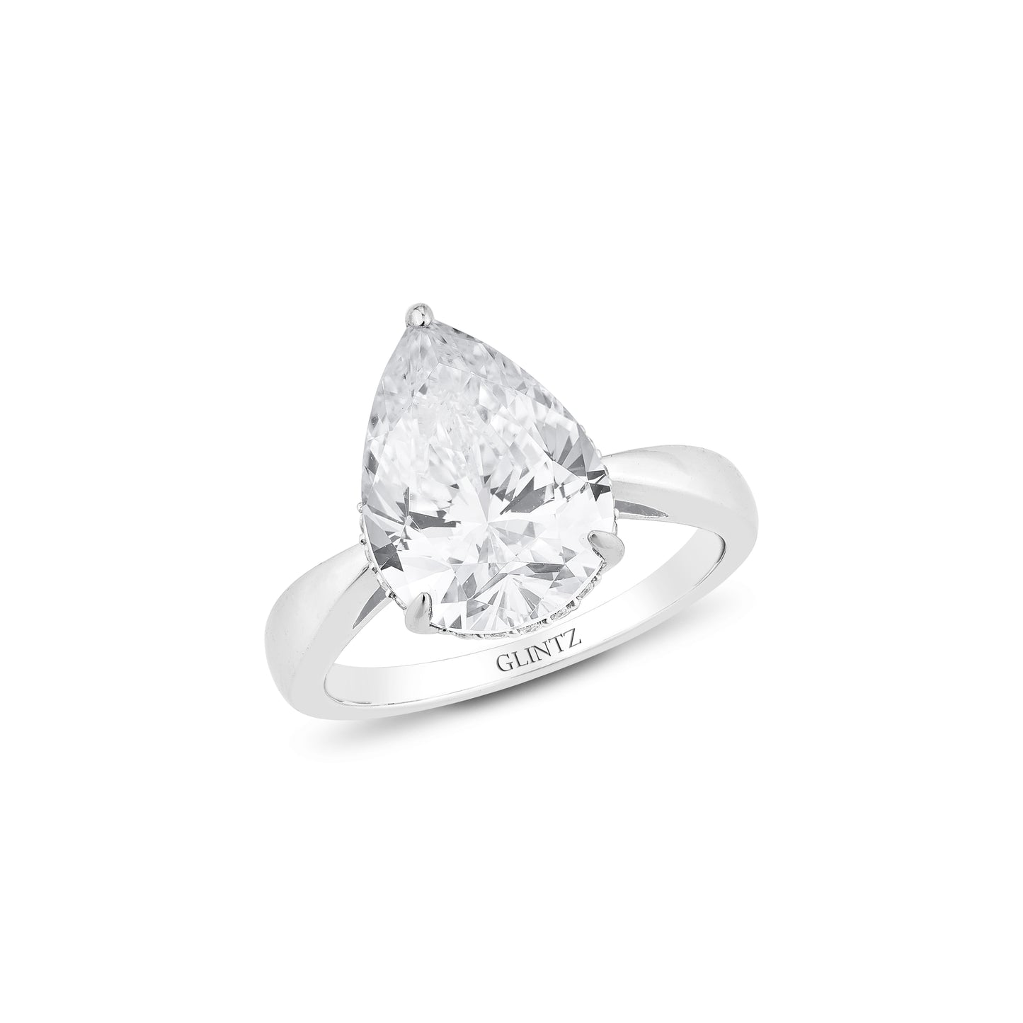 Glintz Eternal Pear Ring