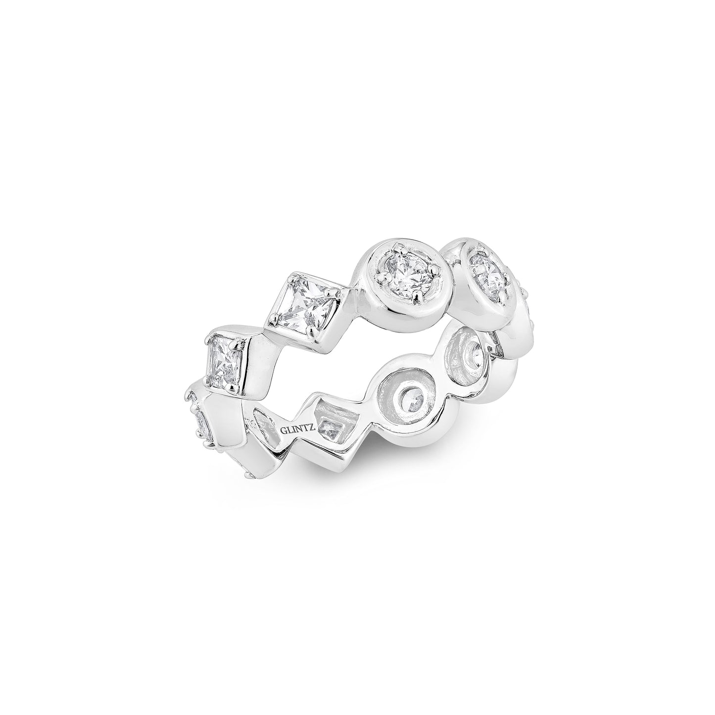 Glintz Modern Mauve Square Ring