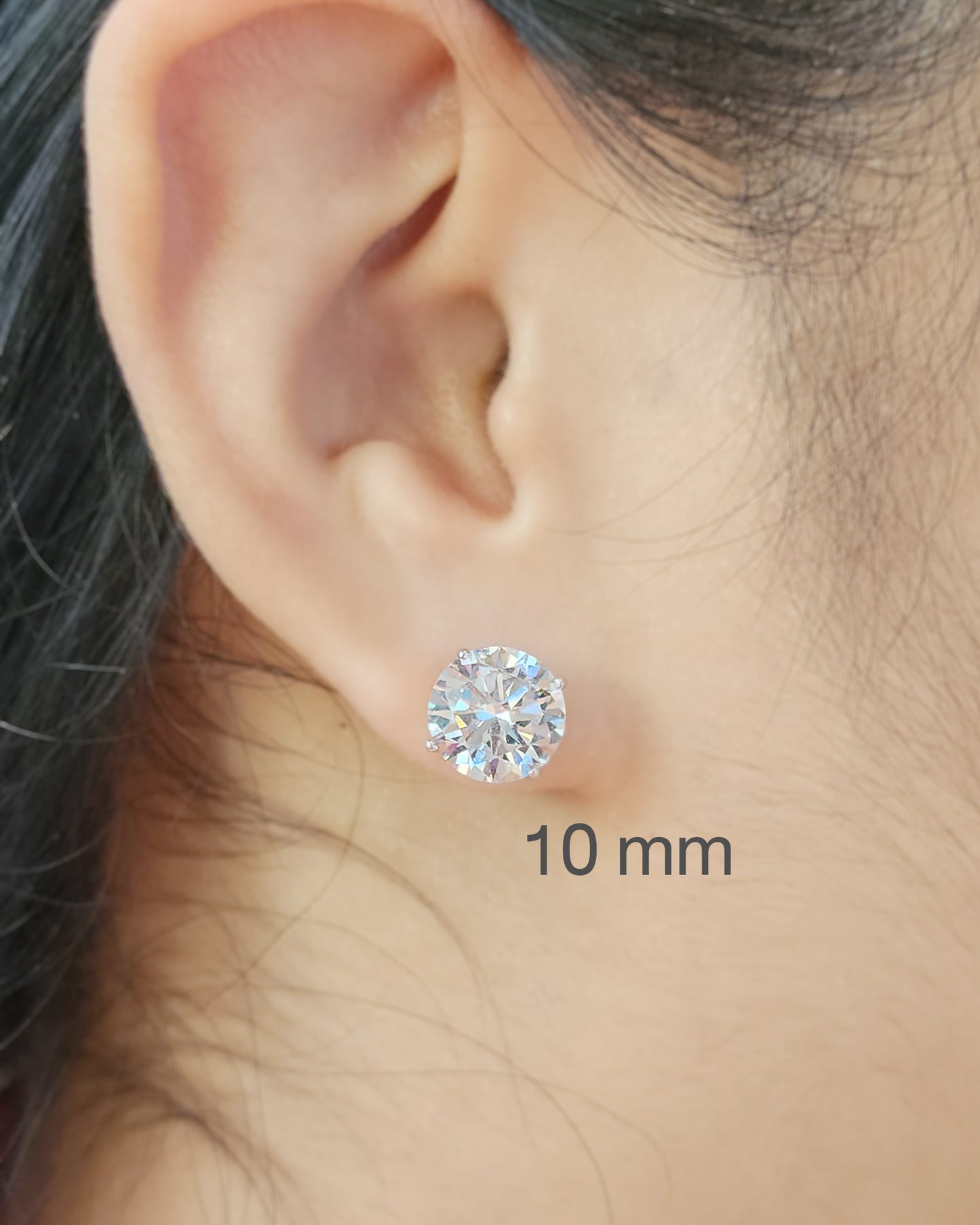 Glintz Bijoux Bisou Round Studs10mm Earrings