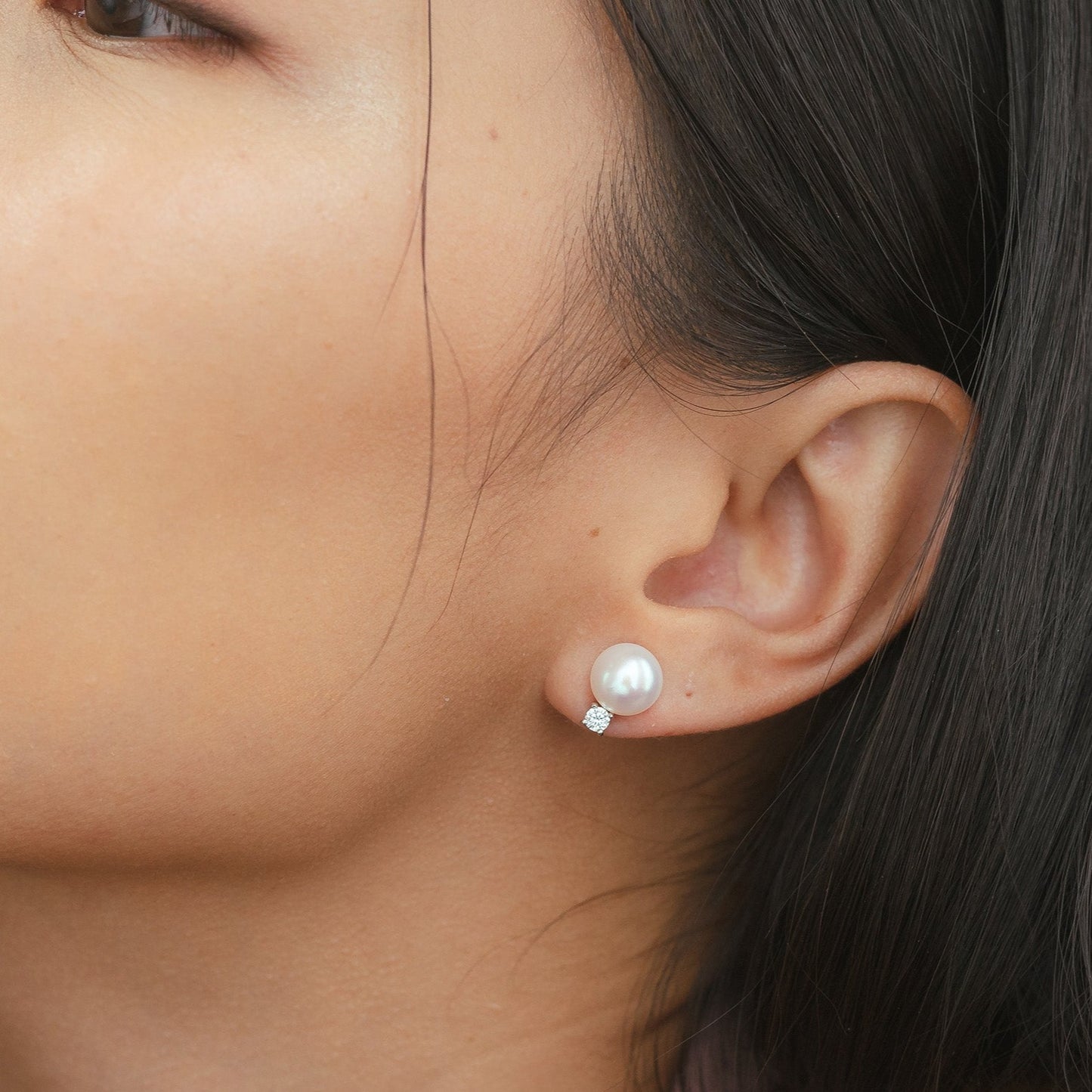 Glintz Pearl De'Fancy Dainty Fresh Water Pearl Dainty Stud Earrings