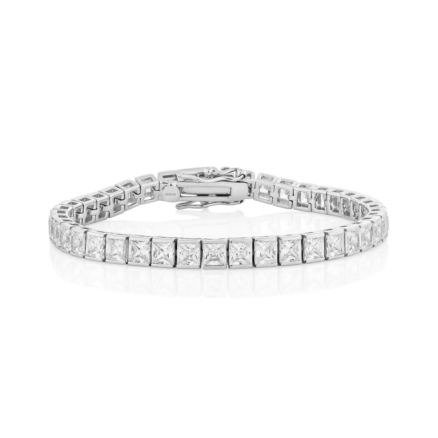 Glintz Stardust Shine Bracelet Princess Cut 4mm