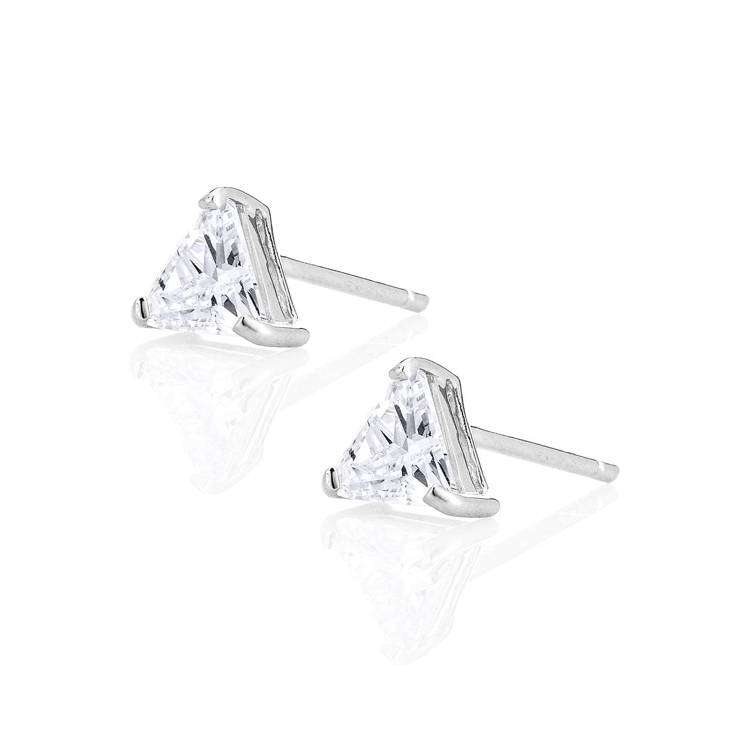 Glintz Bijoux Bisou Triangle Studs 5mm Earrings